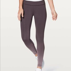 Lululemon ombré wunder under high rise